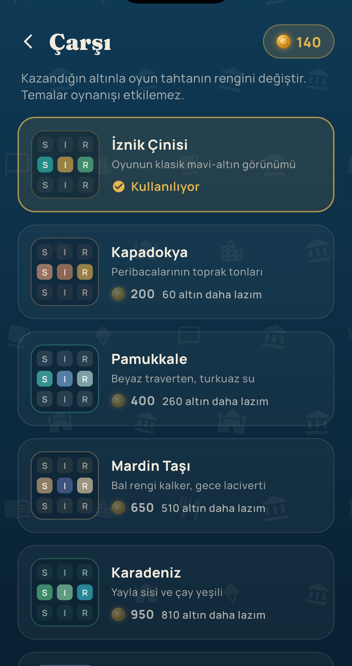 Çarşı: tahta temaları ve altın fiyatları